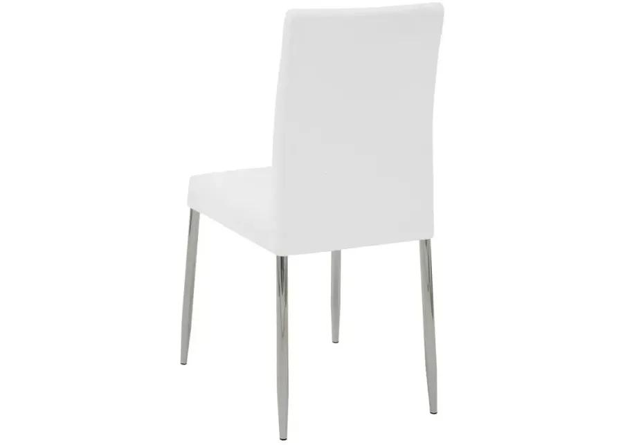 Maston Upholstered Dining Chairs White (Set of 4)