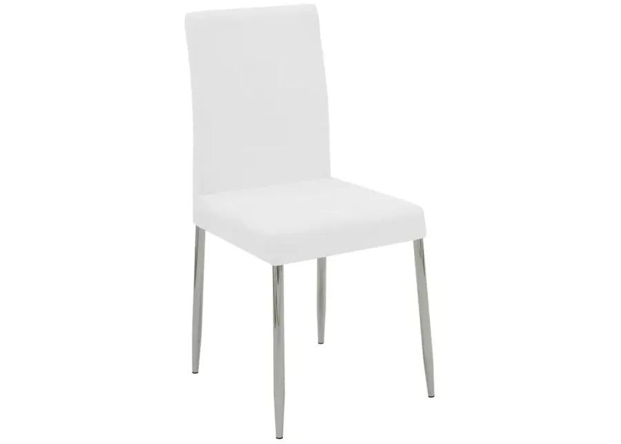 Maston Upholstered Dining Chairs White (Set of 4)