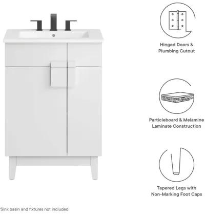 Miles 24" Bathroom Vanity Cabinet (Sink Basin Not Included)