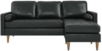 Valour 78" Leather Apartment Sectional