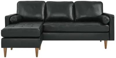 Valour 78" Leather Apartment Sectional