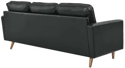 Valour 78" Leather Apartment Sectional