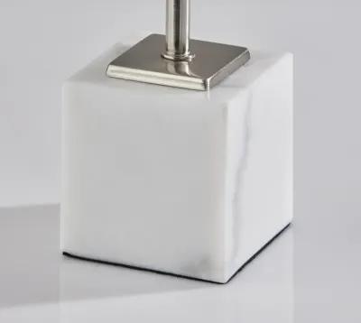 Marble Base Table Lamp with Grey Marble Shade