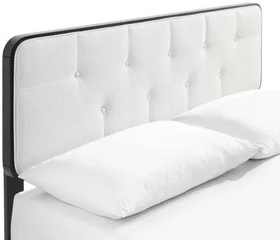 Bridgette Full Wood Platform Bed With Angular Frame