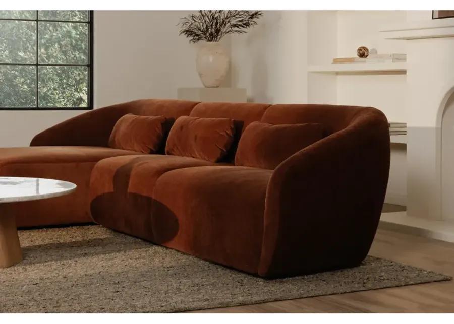 Amelia Slipper Chair Chestnut