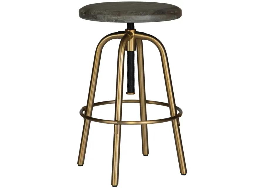 Revolve Brass Counter Stool