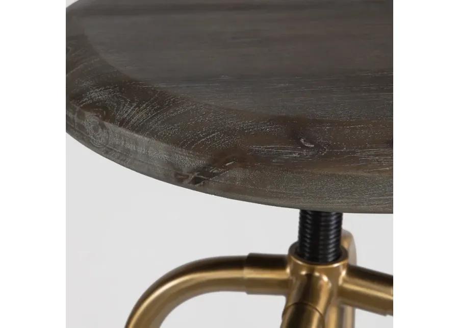 Revolve Brass Counter Stool