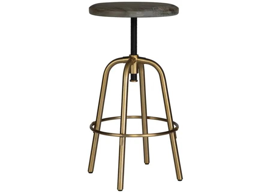 Revolve Brass Counter Stool