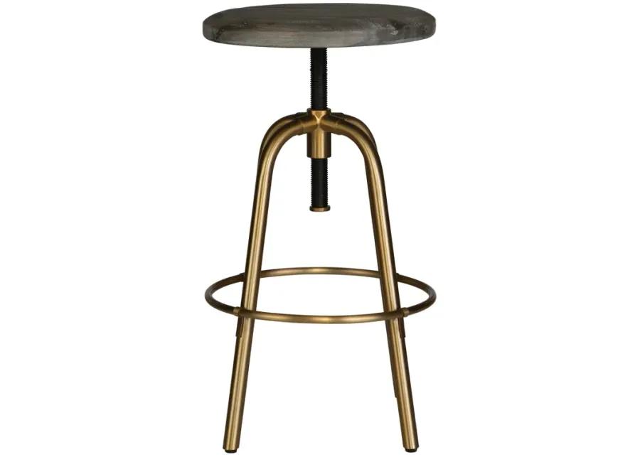 Revolve Brass Counter Stool