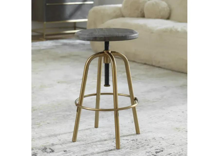 Revolve Brass Counter Stool