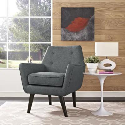 Posit Upholstered Fabric Armchair