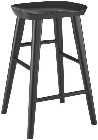 Vieno Counter Stool in Black - Set of 1