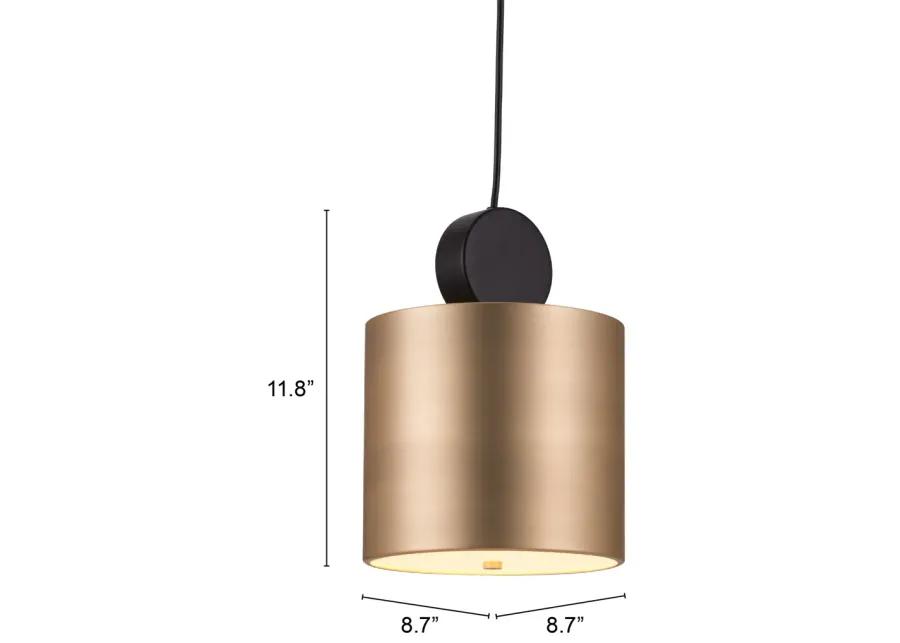 Myson Ceiling Lamp Gold & Black