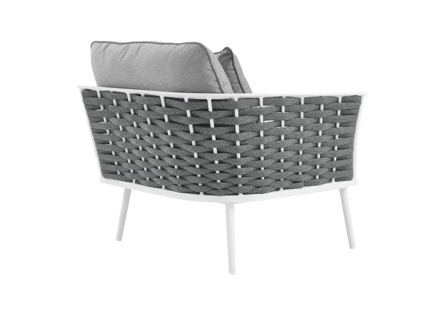 Stance Outdoor Patio Aluminum Left-Facing Armchair