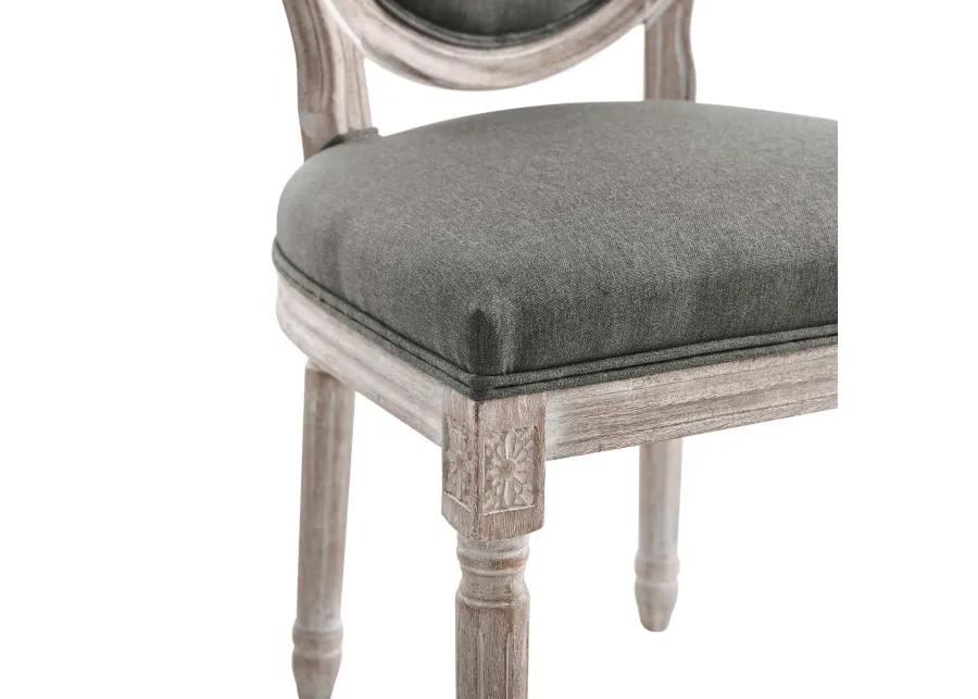 Emanate Vintage French Upholstered Fabric Dining Side Chair