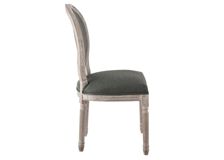 Emanate Vintage French Upholstered Fabric Dining Side Chair