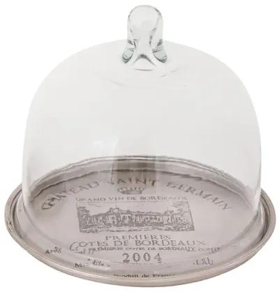 French Winery Tray with Cloche