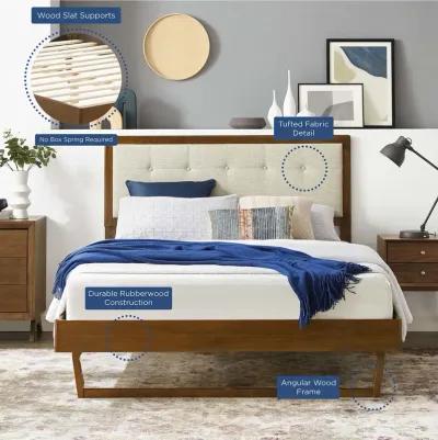 Willow Platform Bed With Angular Frame