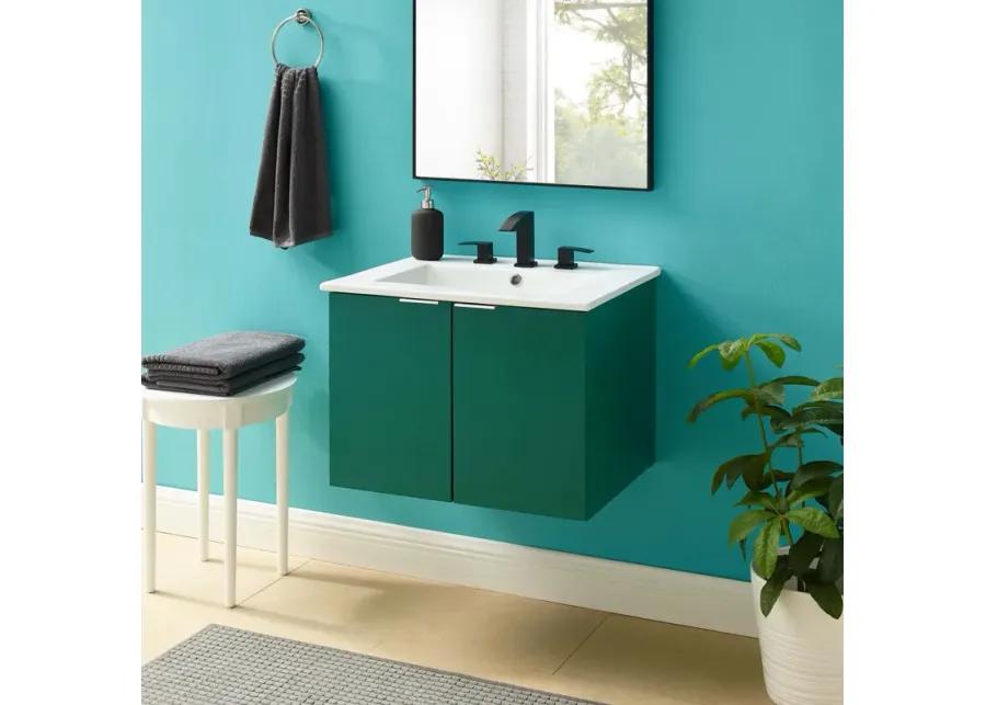 Maybelle 24" Wall-Mount Bathroom Vanity