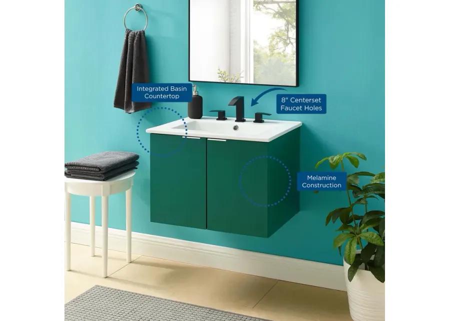 Maybelle 24" Wall-Mount Bathroom Vanity