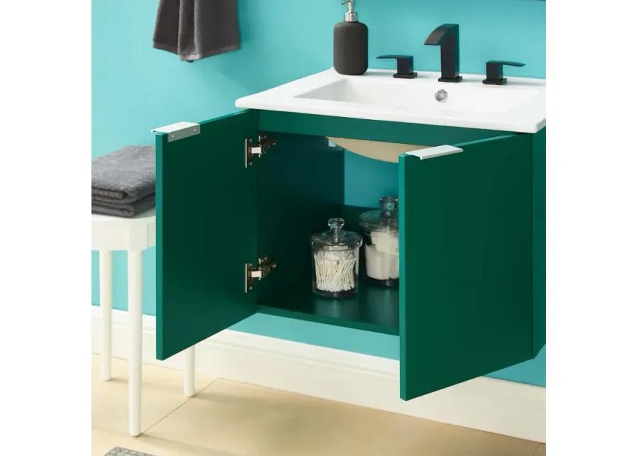 Maybelle 24" Wall-Mount Bathroom Vanity