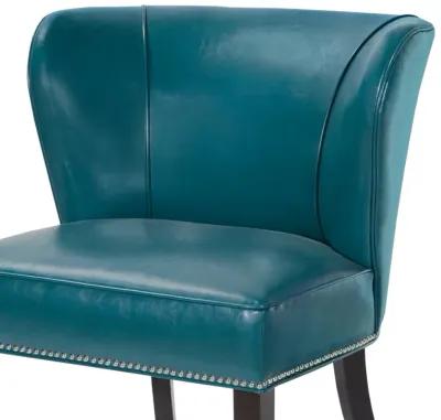 Madison Park Hilton Blue Armless Accent Chair