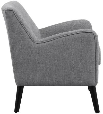 Charlie Upholstered Accent Chair with Reversible Seat Cushion