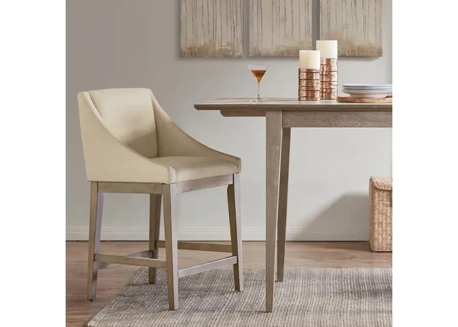 Madison Park Simon Cream Counter Stool