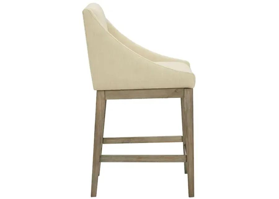 Madison Park Simon Cream Counter Stool