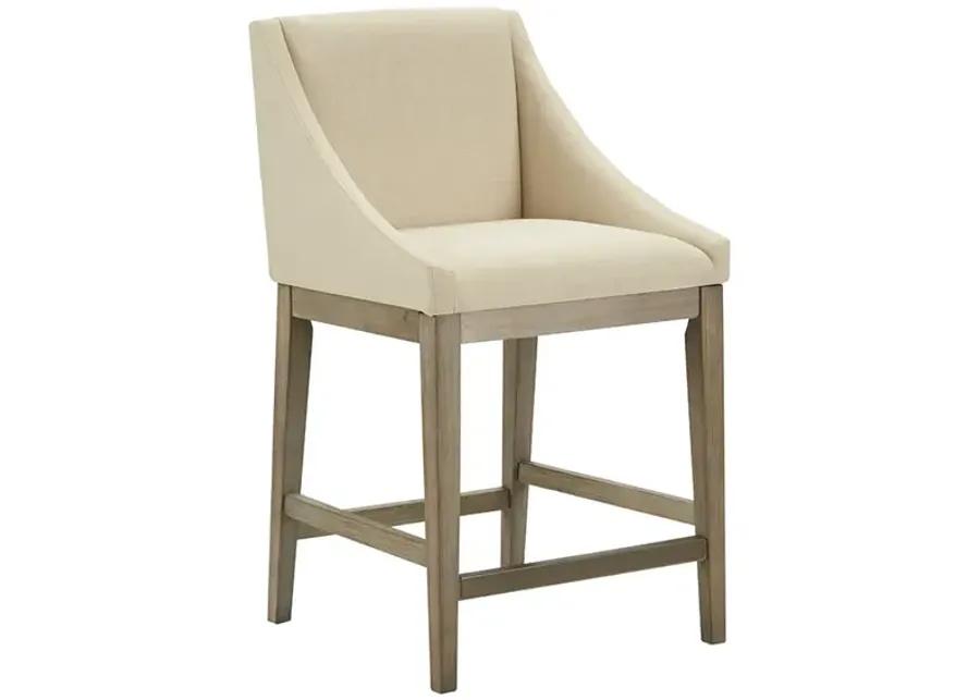 Madison Park Simon Cream Counter Stool