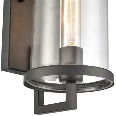 Hopkins 15.75'' High 1-Light Outdoor Sconce - Charcoal Black