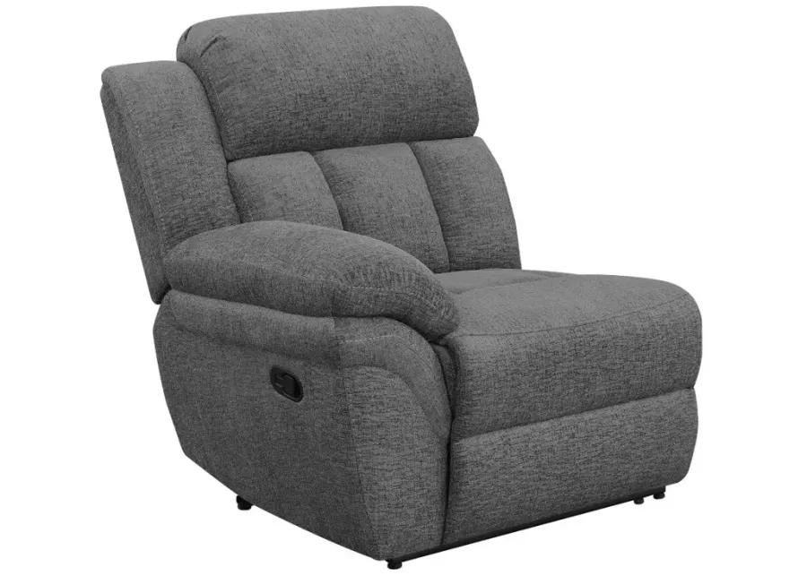 Bahrain 5-piece Upholstered Home Theater Seating Charcoal