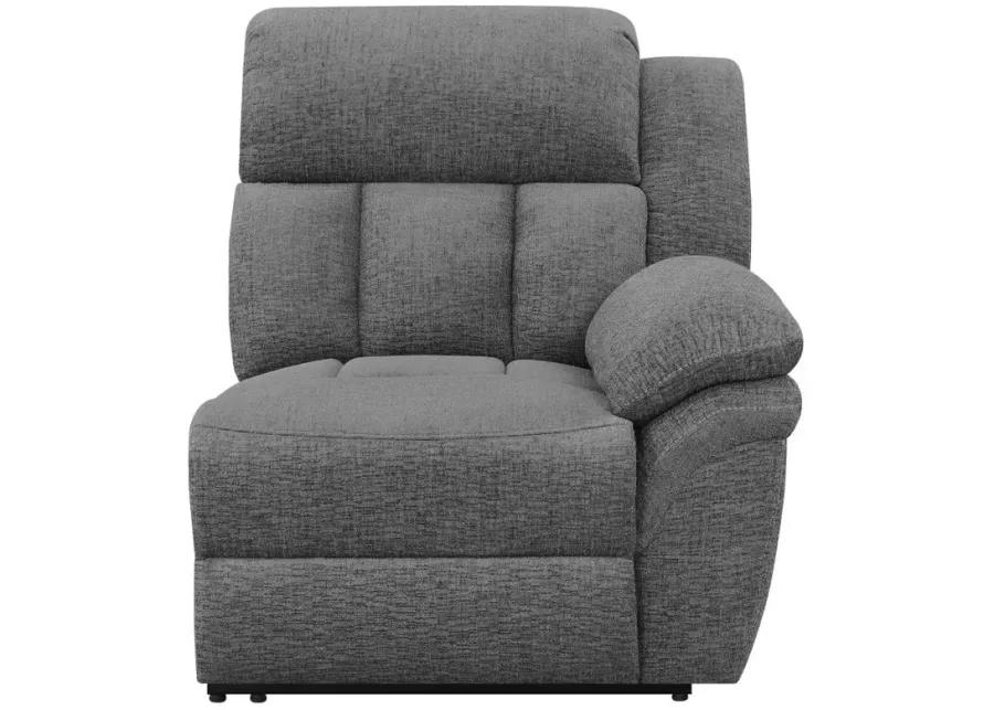 Bahrain 5-piece Upholstered Home Theater Seating Charcoal