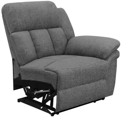 Bahrain 5-piece Upholstered Home Theater Seating Charcoal