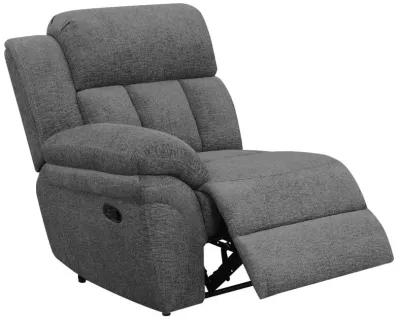 Bahrain 5-piece Upholstered Home Theater Seating Charcoal