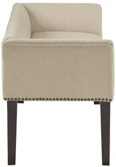 Madison Park Welburn Tan Accent Bench