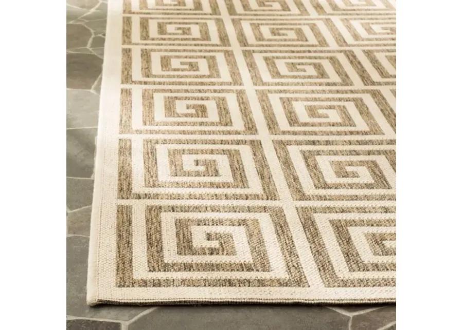 Safavieh BEACH HOUSE Collection BHS129D-5 Beige / Cream 5'-3" X 7'-6"