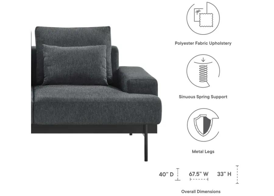 Proximity Upholstered Fabric Loveseat