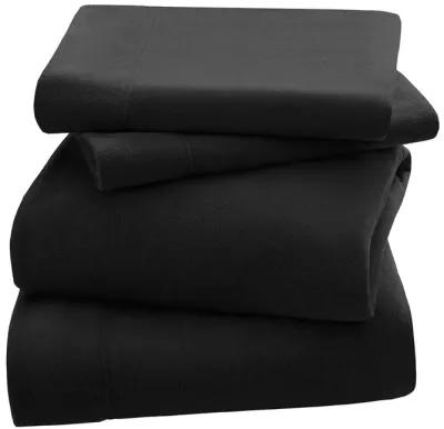 Peak Performance 3M Scotchgard Micro Fleece Black Anti-Pill Sheet Set