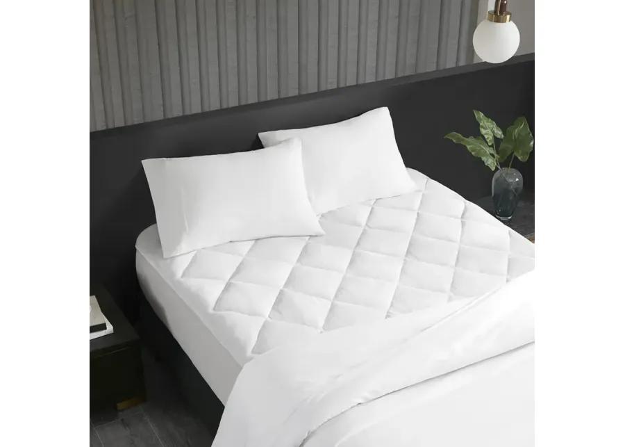 2-in-1 Cool/Warm Reversible Waterproof and Stain Release Mattress Pad