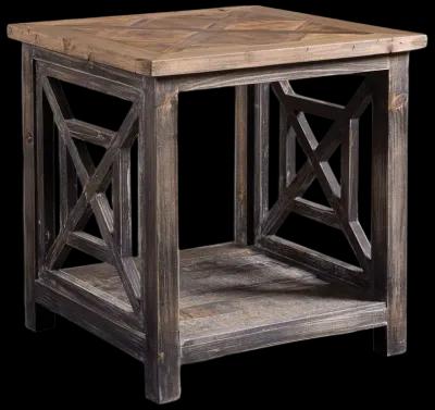 Spiro Reclaimed Wood End Table