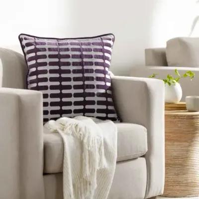 Connecticut CIU-001 18"L x 18"W Accent Pillow