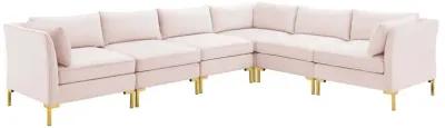 Ardent 6-Piece Performance Velvet Sectional Sofa