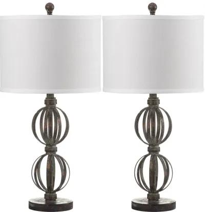 Calista 27.75-Inch H Double Sphere Table Lamp - Set of 2