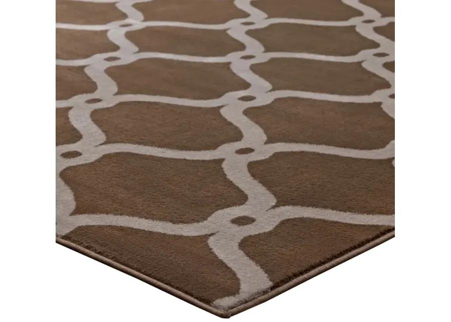 Beltara Chain Link Transitional Trellis 5x8 Area Rug