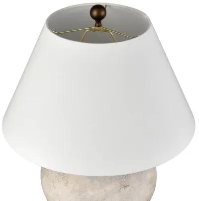 Erin 25'' High 1-Light Table Lamp - Aged White - Includes LED Bulb