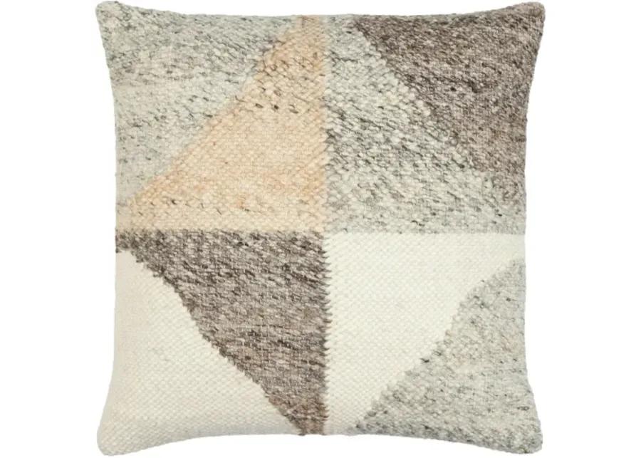 Deccan Traps DTP-002 20"L x 20"W Accent Pillow  - Down Insert