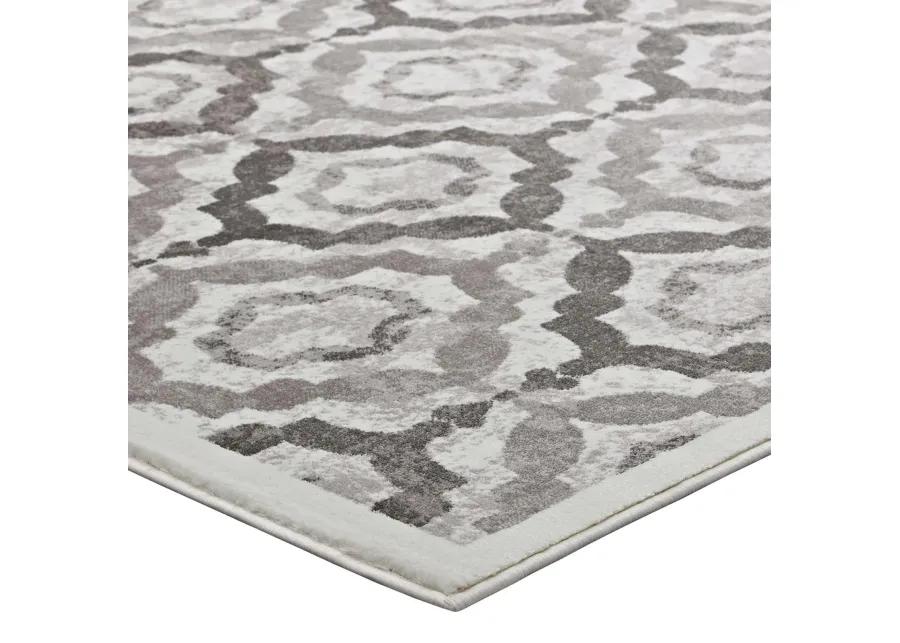 Kalinda Rustic Vintage Moroccan Trellis 8x10 Area Rug