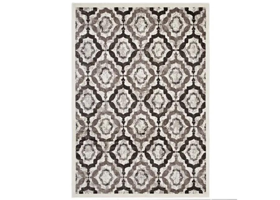 Kalinda Rustic Vintage Moroccan Trellis 8x10 Area Rug