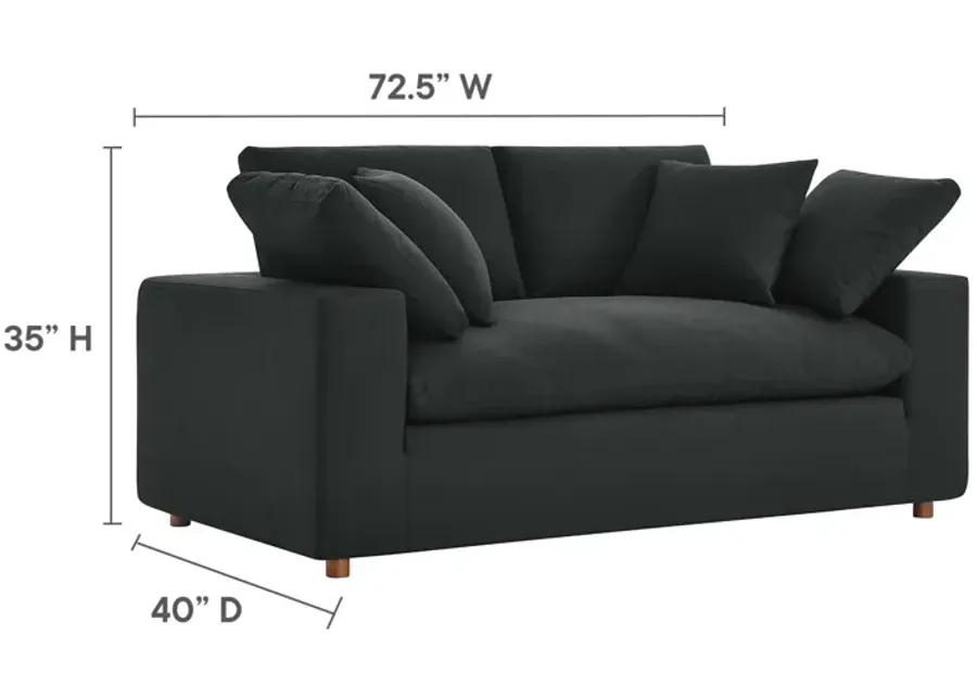 Commix Down Filled Overstuffed Loveseat